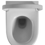 Avis Wall Hung Floor Rimless Flush Pan - Image 3
