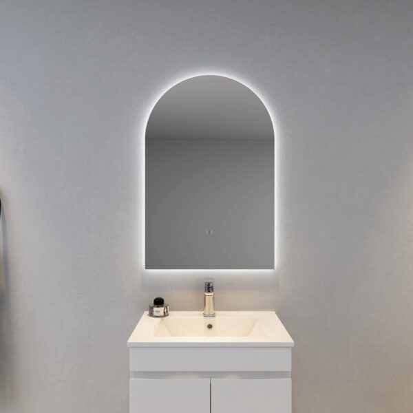 Arch LED Backlit Mirror