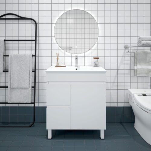 BIANCA 750mm PVC Freestanding Vanity (LHD)