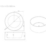 Cole Freestanding Acrylic Bathtub - Gloss White - Image 5