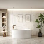Cole Freestanding Acrylic Bathtub - Gloss White - Image 2