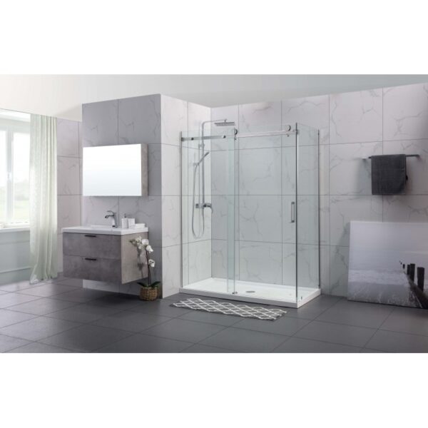 Frameless Sliding Door Wall to Wall & L Shape - Image 7