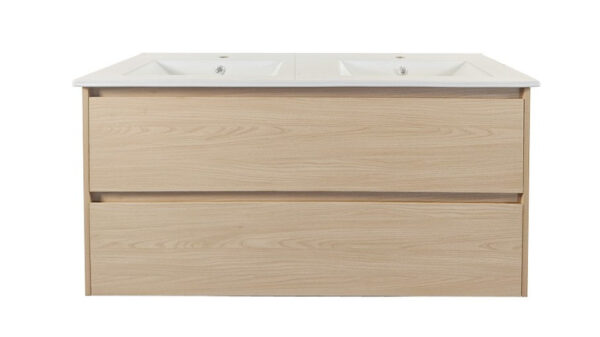 HERA 1200mm Wall-Hung Vanity - Tas Oak - Image 4