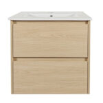 HERA 600mm Wall-Hung Vanity - Tas Oak - Image 4