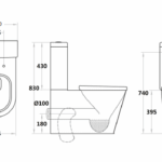 Kasey Box Rim Flush Pan - Image 2