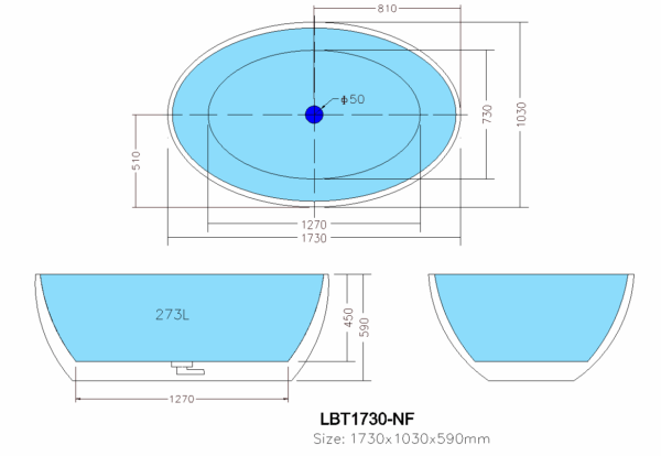 Veda Rimless Flush Pan - Image 3