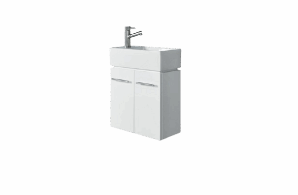 Powder Room Mini 480mm Wall Hung Vanity CERAMIC TOP
