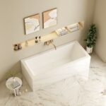 Mira Insert & Island Bathtub - Gloss White - Image 3