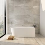 Nova Ultra-Thin Corner Bathtub - Gloss White - Image 4
