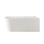 Nova Ultra-Thin Corner Bathtub - Gloss White - Image 5