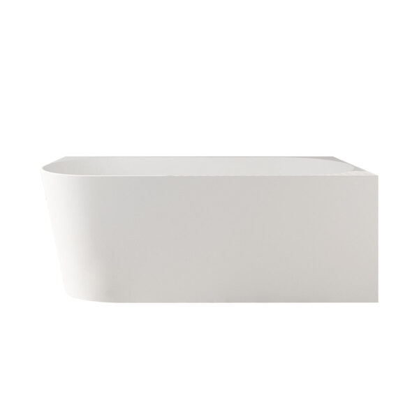 Nova Ultra-Thin Corner Bathtub - Gloss White - Image 5
