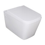 Qubist Wall Hung Box Rim Flush Pan