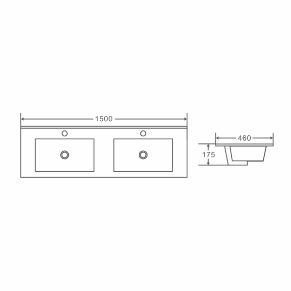 HERA 1500mm Wall-Hung Vanity - Tas Oak - Image 7