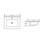 HERA 600mm Wall-Hung Vanity - Tas Oak - Image 6