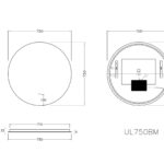 Oval LED Backlit Mirror - Image 4