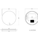 Oval LED Backlit Mirror - Image 4