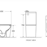 Walton Back-to-Wall Toilet Suite - Image 9