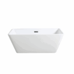 Qubist Free Standing Bathtub Gloss White - Image 2