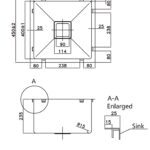 Hand Made Stainless Steel Kitchen Sink - Image 2